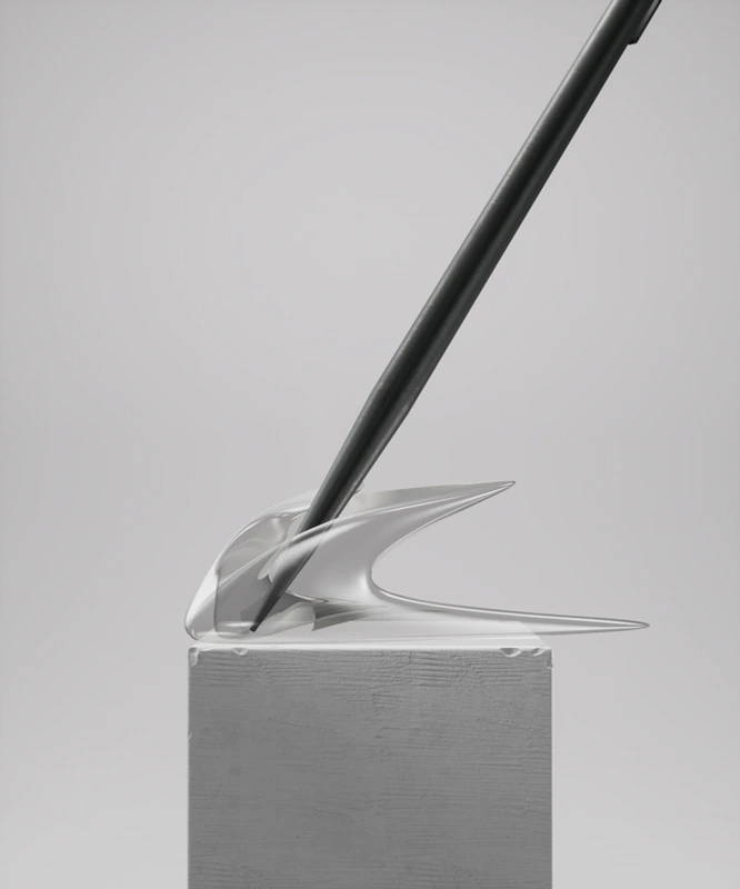 Angled pen / base study, p.55