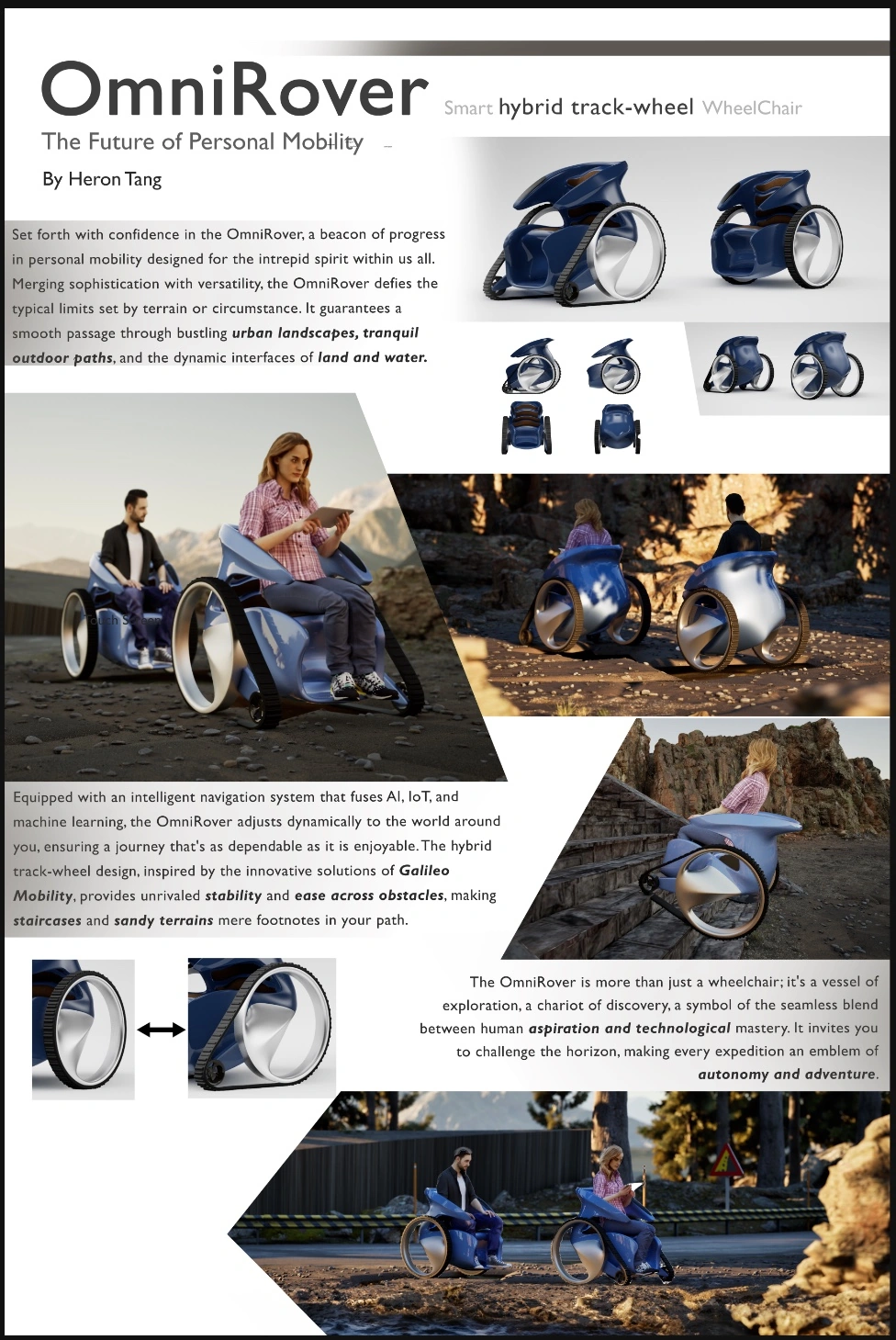Original OmniRover design presentation board