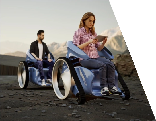 OmniRover: the featured outdoor concept rendering selected from the original presentation